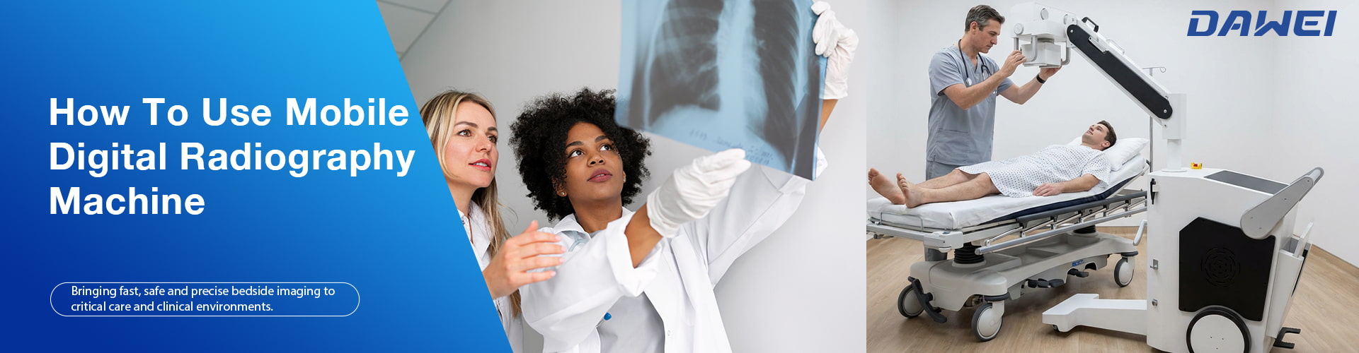 How To Use Mobile Digital Radiography Machine Como usar a máquina móvel de radiografia digital
