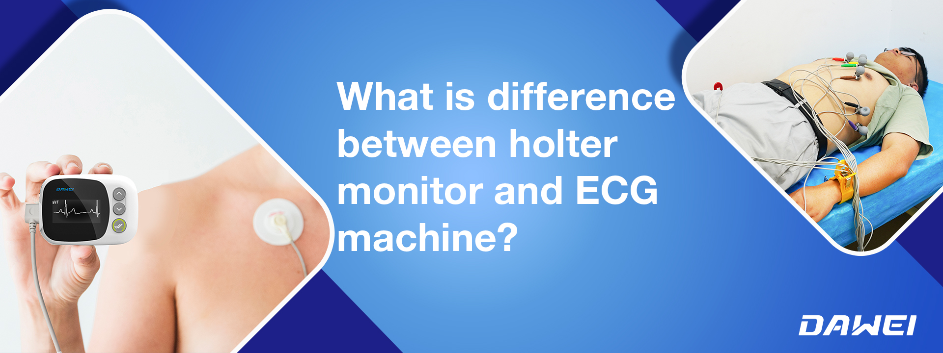 Qual é a diferença entre o monitor Holter e a máquina de ECG