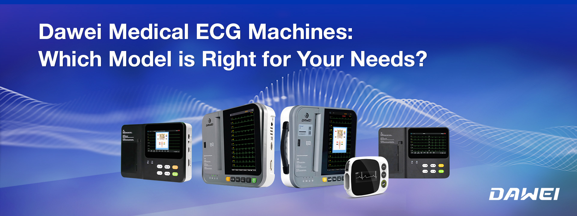 5 tipos de máquinas de ECG médico Dawei