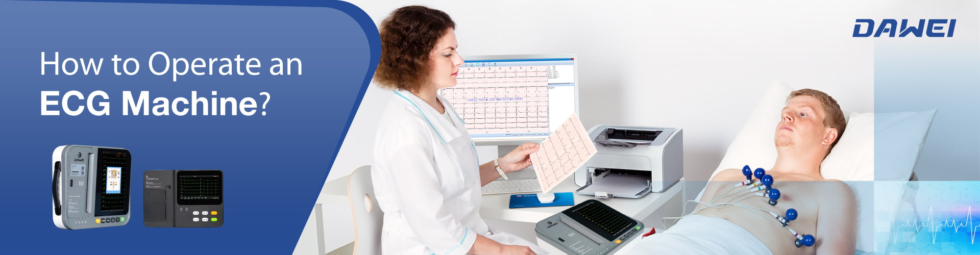 Como operar uma máquina ECG Um guia abrangente